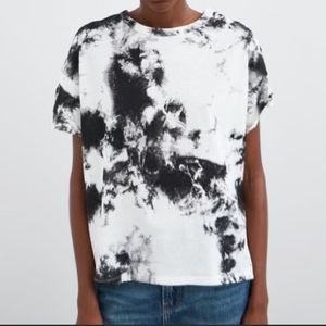 𝅺graphic Crop top from ZARA